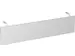 écran,p. bureau haut. régl. électr.,Hxl 320x1800mm,acier,argent