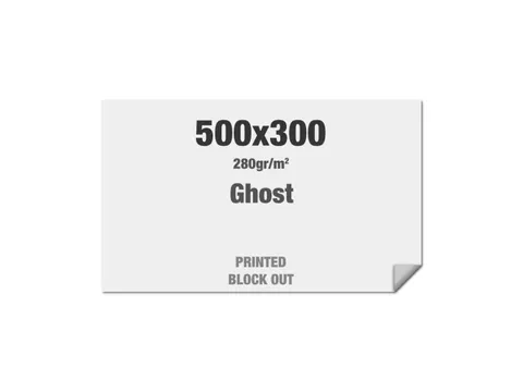 Bedrukte Block-Out voor Brightbox Pro Flex 500x300 cm