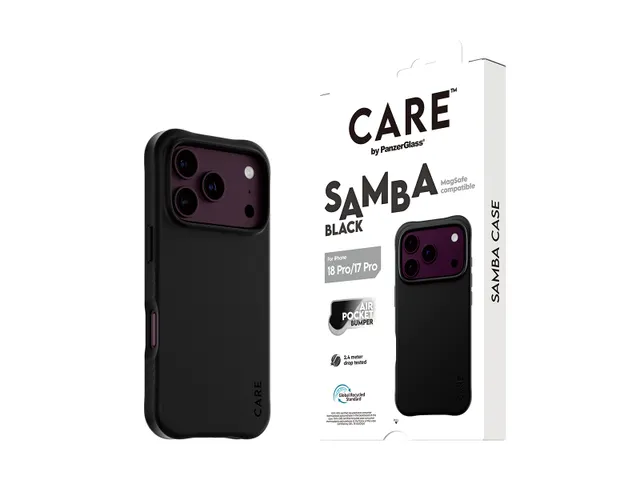 PanzerGlass CARE by Samba Case Black w. MagSafe iPhone 18 Pro |
