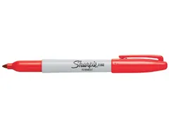 Viltstift Sharpie Fijne punt rond 0.9mm Rood