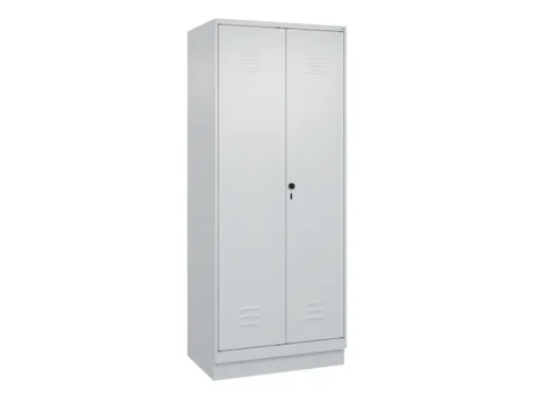 armoire vestiaire noir et blanc HxlxP 1950x800x500mm 2compart.