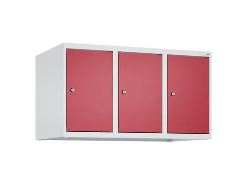 opzetkast,v. locker,3vak.,vak B 300mm,HxBxD 500x900x500mm,vleugeldeur