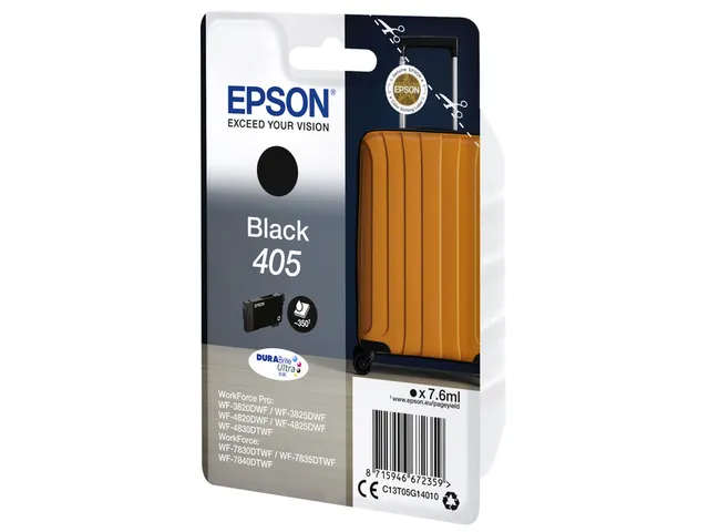 Inktcartridge Epson 405 Zwart C13T05G14010