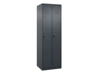 locker,HxBxD 1850x600x500mm,2vak,vak B 300mm,draaigrendel - 1