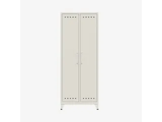 kleding-/wasgoedkast,HxBxD 1800x700x510mm,scheidingswand,4voeten - 1
