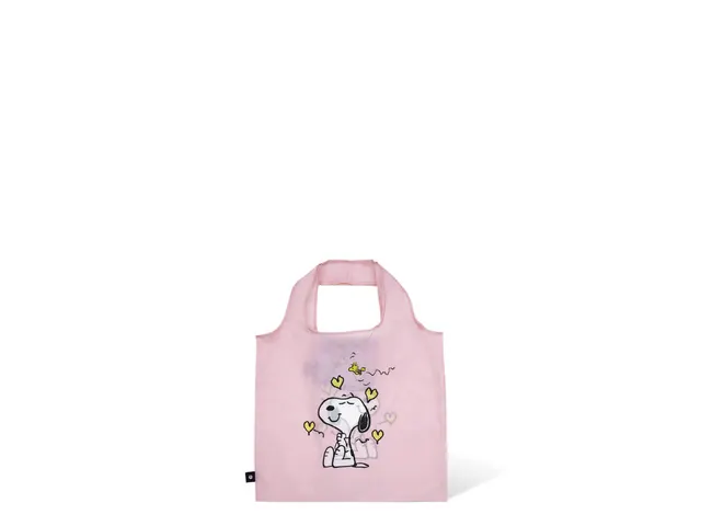 Opvouwbare tas Les Artistes Paris 100% gerecycled Enjoy Snoopy