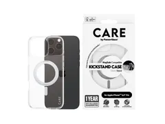 PanzerGlass CARE by Case Transparent w. Silver Kickstand & MagSa
