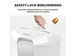 Destructeur Fellowes Powershred LX70 particules 4x40mm blanc