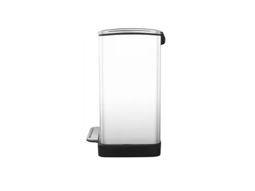 E-Cube recycling pedaalemmer 28+18 Liter Wit Mat RVS