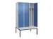 locker voor scheiding van kleding,HxBxD 2120x1200x815mm,3vak