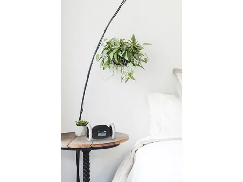 Wekker Clocky zwart