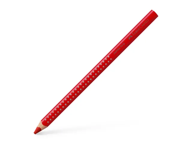 Kleurpotlood Faber-Castell Jumbo GRIP 21 geraniumrood