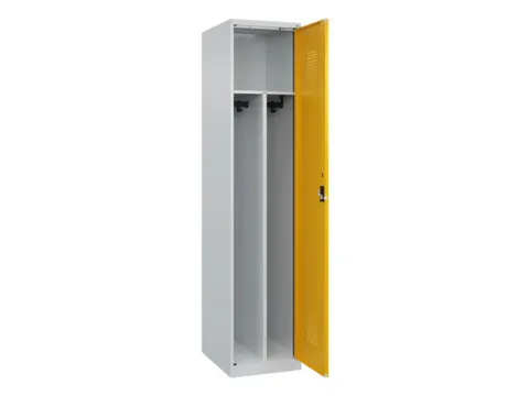 locker voor scheiding van kleding,HxBxD 1850x400x500mm,1vak