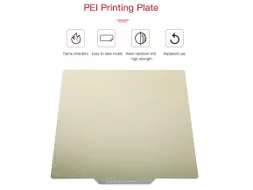 PEI print plaat kit 235x235x2mm frosted