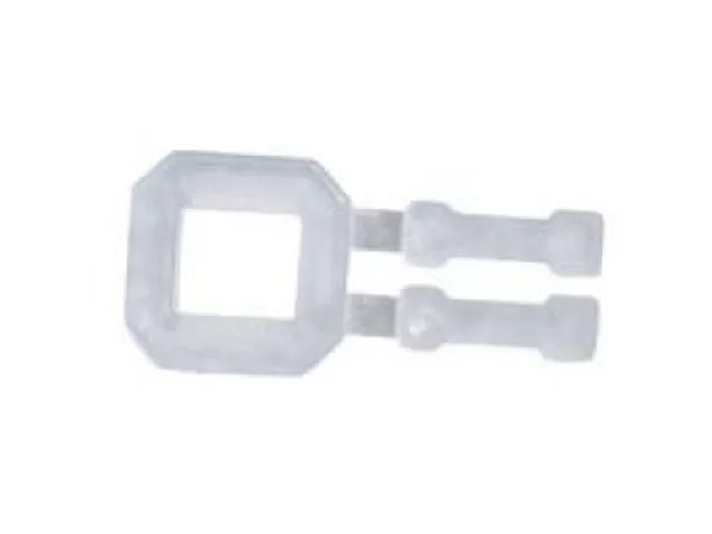 Boucle plastique 16mm Blanc