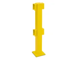 Middenpaal Voor Beschermheksysteem Buitenshuis 1000x100x100mm Geel