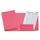 Dossiermap Esselte folio 3 kleppen manilla 275gr roze