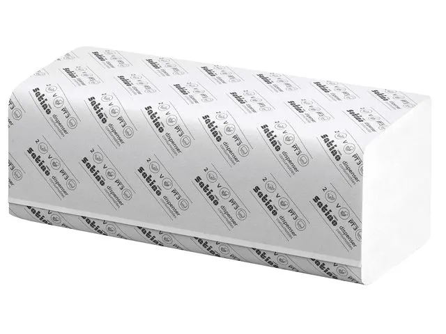 Handdoekpapier Rec Wit 2L Z- vouw 25x23cm ds 20x160st
