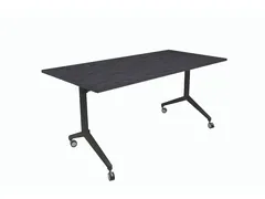 Schaffenburg Klaptafel 180x80cm houtprint schaduw 25mm zwart