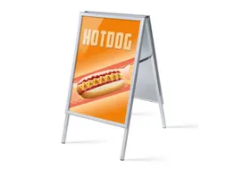Stoepbord A1 complete set met print "Hotdog"