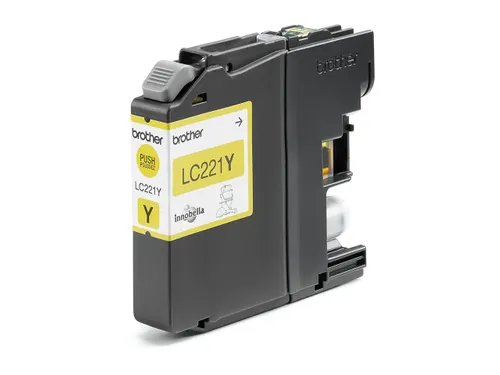 Inktcartridge Brother LC-221 geel