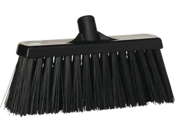 Hygiene 2915-9 Bezem Zwart 30cm harde vezels 330mm