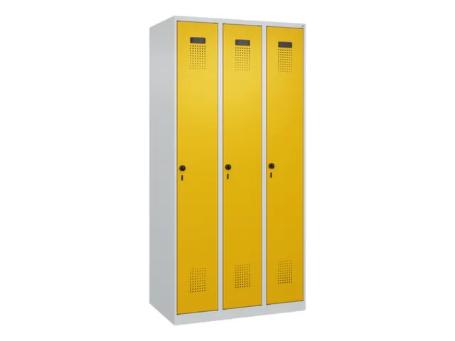 locker voor scheiding van kleding,HxBxD 1850x900x500mm,3vak