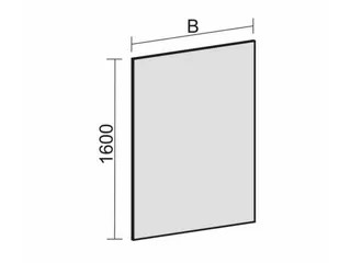 scheidingswand,v. kantoor-scheidingswand,textiel,HxB 1600x1600mm - 4