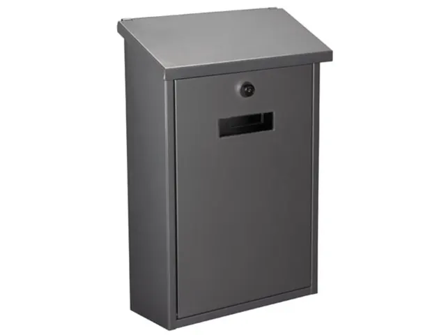 Brievenbus RIO Zilver 27x39,5x10cm