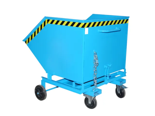 Kiepbak 1285x1340x1430mm 1000l M. Wielen Vorksloffen Ral5012