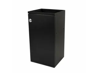 Modulaire Afvalbak met Deur en Zakhouder 85 liter Mat Zwart - 2
