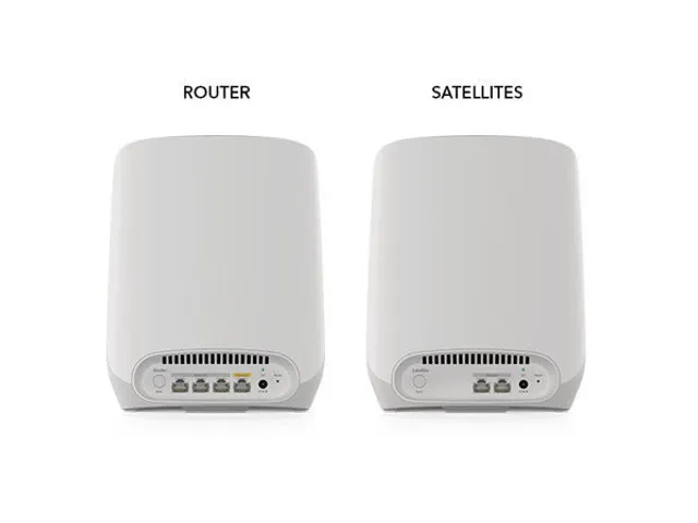 NETGEAR Orbi RBK763S, Blanc, Interne, Système maillé, 525 m², Tri-b
