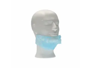 PP non woven baardmasker blauw met 1 elastiek één maat 1000 Stuks - 3