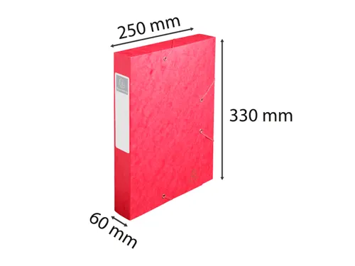 CARTOBOX glanskarton rug 60mm rood