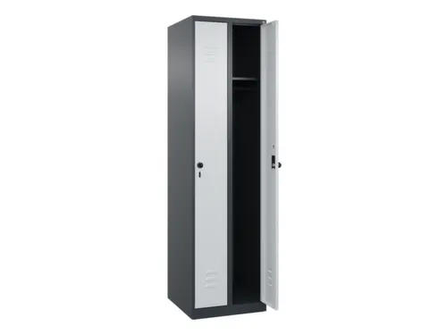 locker,HxBxD 1850x500x500mm,2vak,vak B 250mm,draaigrendel