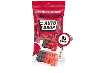 Autodrop Dwaze Dropfruit Dubbeldekkers Zak 85 Gram - 4
