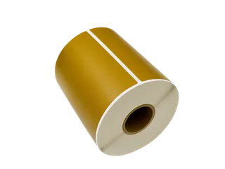 Gekleurde verzendlabels op rol 102x152mm Goud 2800 etiketten - 1