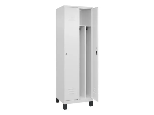 locker voor scheiding van kleding,HxBxD 1950x600x500mm,2vak