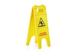 Kärcher waarschuwingsbord gevaar voor uitglijden NL