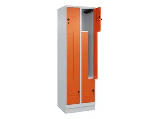 Z-garderobekast,HxBxD 1950x600x500mm,vak B 150/300mm,draaigrendel - 2