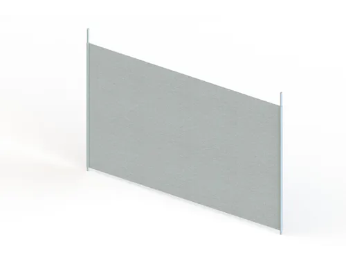 scheidingsplaat,v. inhaakstelling,HxD 400x600mm,doorgaand,staal