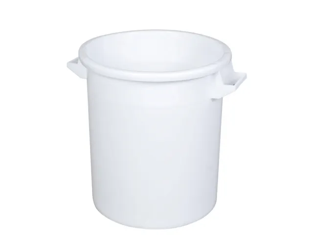 Cuve Ronde Hauteur 480Mm 50L 2Poignées Blanc