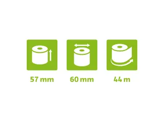 Exacompta Kassarol 57x60x12mm 55 g/m² 60 Rollen - 5