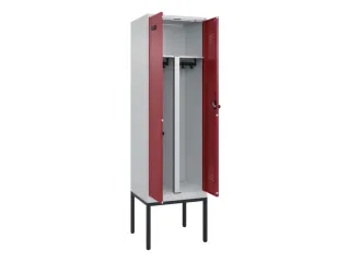 PBM-locker,HxBxD 2120x600x500mm,2vak,vak B 300mm,draaigrendel - 1