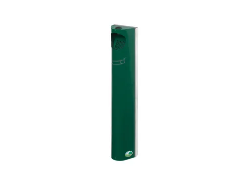 Wandasbak 3.5 liter 550x110x85mm Ral6005 Groen Slot Staal