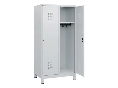 schoollocker,HxBxD 1630x800x500mm,2vak,vak B 400mm,cil.-slot,voeten