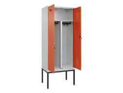 PBM-locker,HxBxD 2120x800x500mm,2vak,vak B 400mm,draaigrendel
