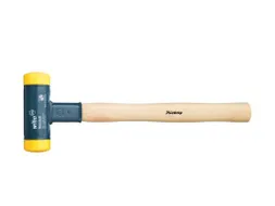 Wiha Kunststof Hamer Terugslagloos Met Hickorysteel, Rond-Slagkop (020