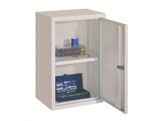 Hangkast Hxbxd 600x400x300mm 1verstelbaar Legbord Ral7035 - 1