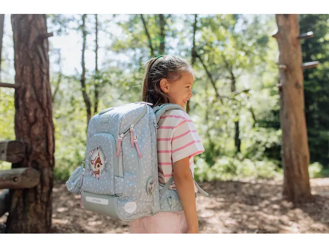 Schooltas Beckmann Active Air FLX 20-25L Forest Deer Dusty Mint green